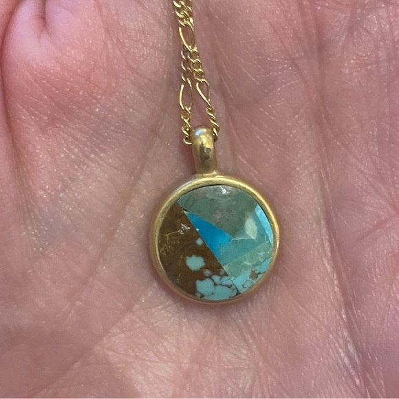 Turquoise Mosaic Necklace - Picture 4 of 4